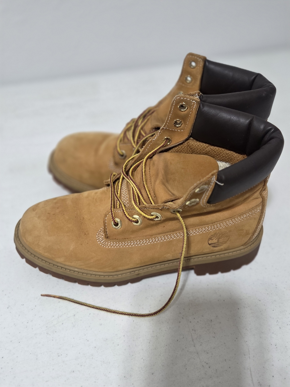 Timberland Women's Wheat Nubuck Work Boots, Size 6M